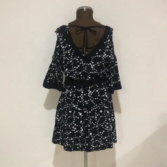 Sass & Bide size 8 speckles and stars foil print dress - Picture 7 of 14